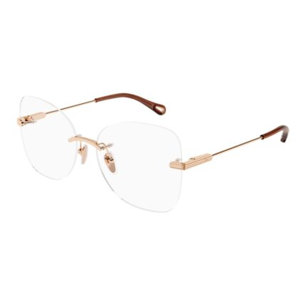 CHLOÉ CH0136O 002 GOLD TRANSPARENT
